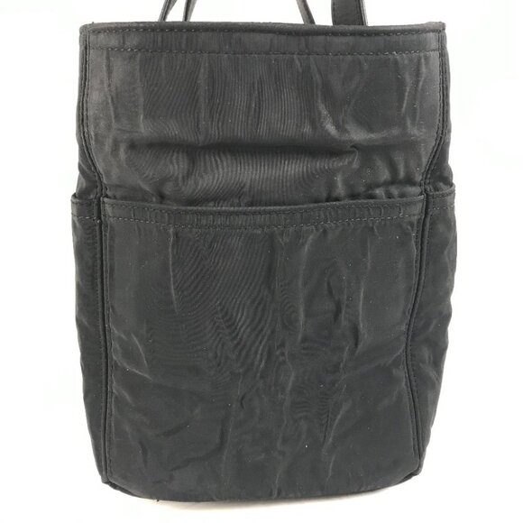 HERMES AcapulcoMM Acapulco MM Tote Bag Hand Bag Nylon / Leather Black - Picture 14 of 14